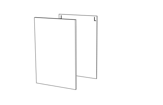 Азур С 500, Ш 500 (720 фасад) левый Азур С 500, Ш 500 (720 фасад) левый