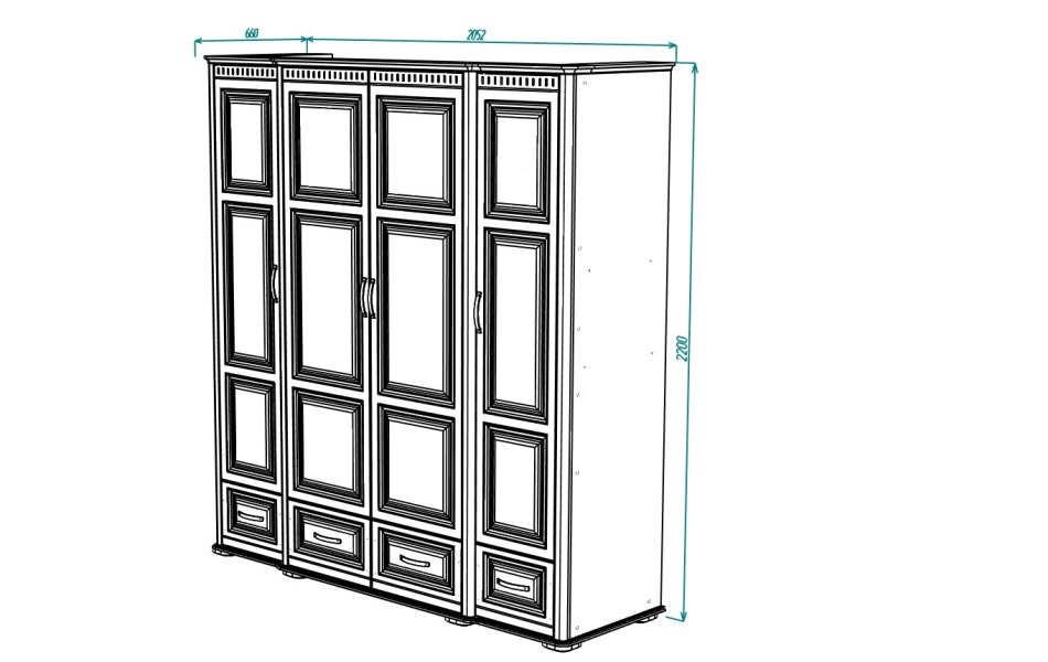 МАРСЕЛЬ №04 Шкаф МАРСЕЛЬ №04 Шкаф