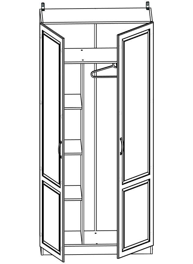 Ливерпуль №  3 Шкаф для одежды 