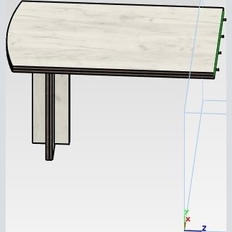 Приставка к столу  (750х650м)