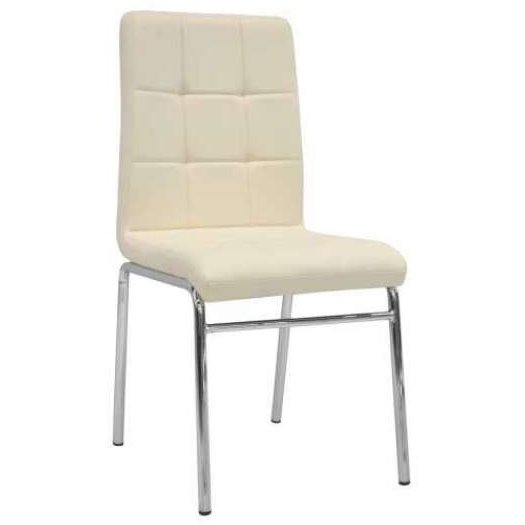 Scaun CL-06~Beige-Mat+White Legs