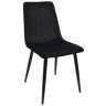 Scaun DC-90P~N66 Catifea Black+Black Legs