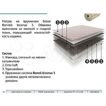 Матрас ОПТИМА-S 80х195 Матрас ОПТИМА-S 80х195