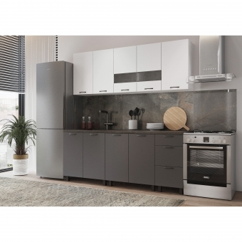 Кухня  Омега 2,0 м с витриной (снято)