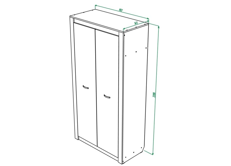 Гамма № 9 Шкаф комбин 1100 МЛ
