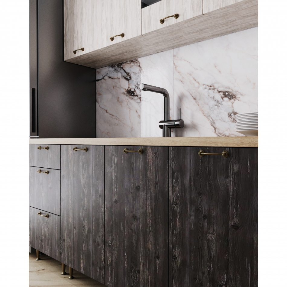 Bucătărie Omega - 2 (2,0 m) (fără blat)