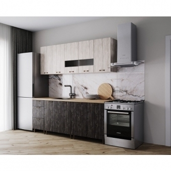 Кухня  Омега - 2 (2,0м) (без столешницы)