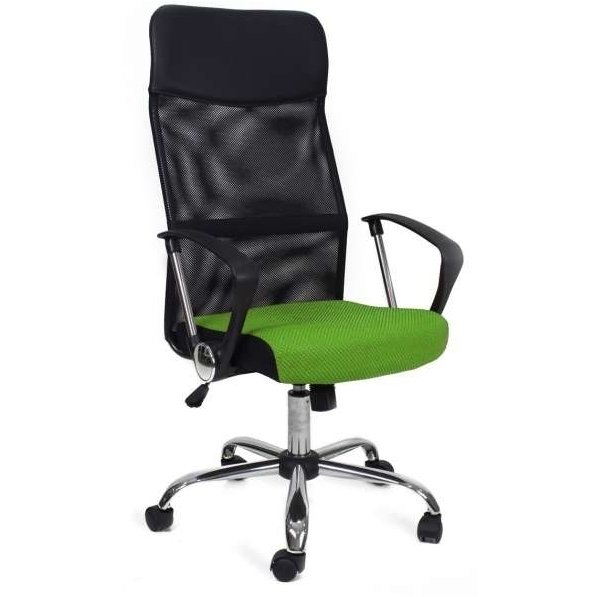 Fotoliu Birou F-63~ Black+Green Fotoliu Birou F-63~ Black+Green