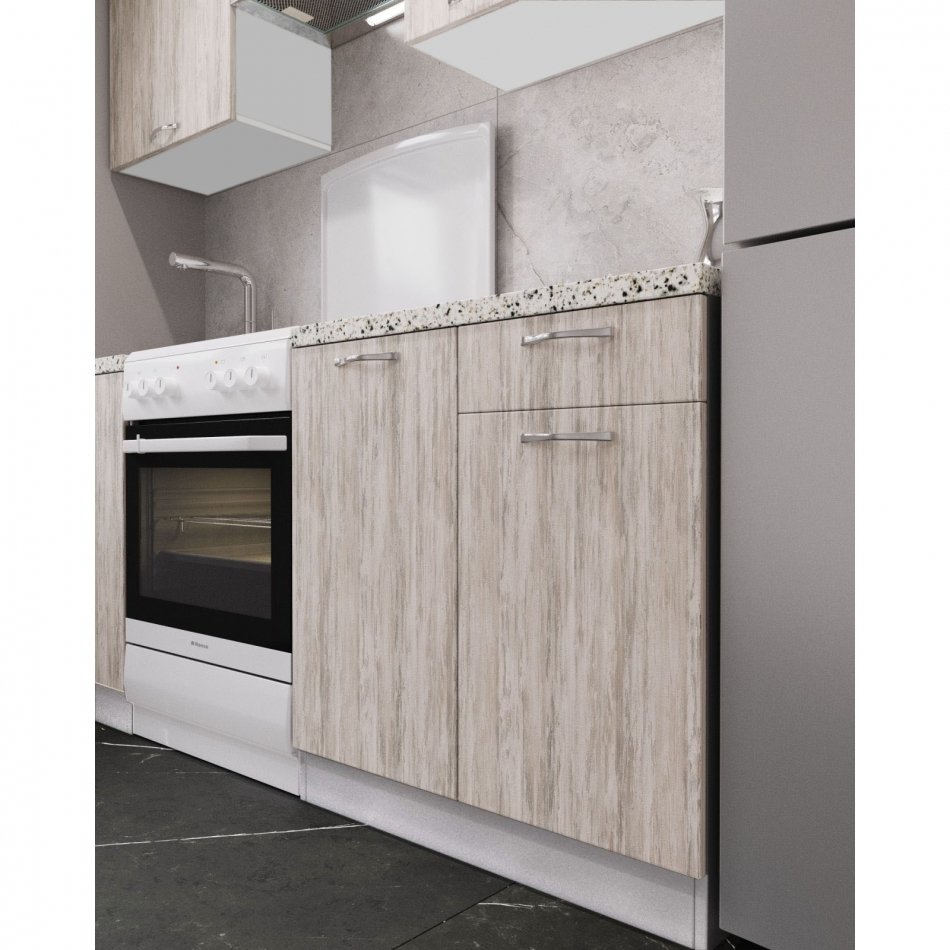 Кухня  Омега - 3 (2,00 / 1,40м)(без столешницы)