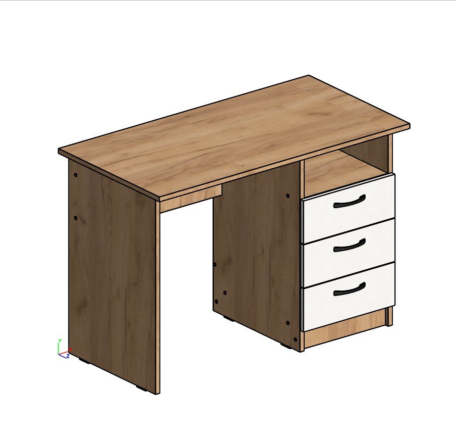 Стол письменный МЛ- 2 , Собран