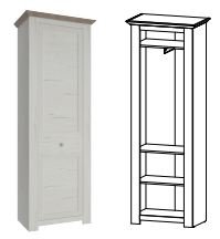 Версаль Шкаф 1Д