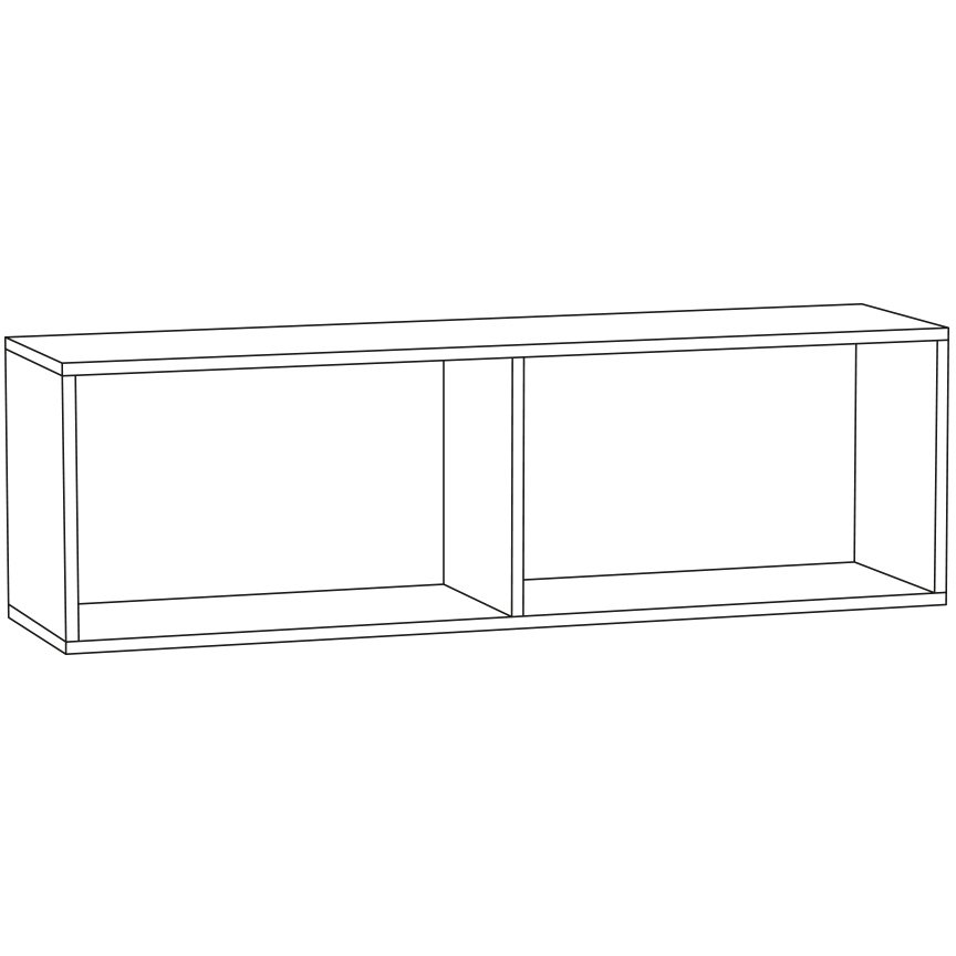 Гринвич Шкаф навесной 08.117 2 двери