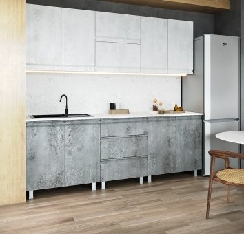 Кухня  ПРАГА  2,20 м  (без столешницы)